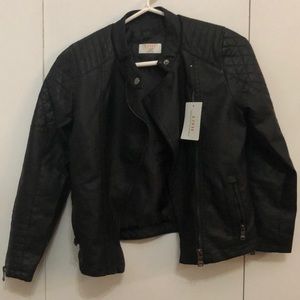 Faux Leather Jacket